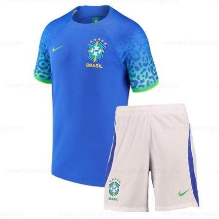 Brasilien Udebane Børn Fodboldsæt 2022