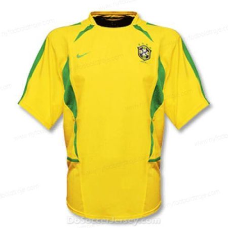 Retro Brasilien Hjemme Fodboldtrøjer 2002