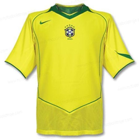 Retro Brasilien Hjemme Fodboldtrøjer 2004