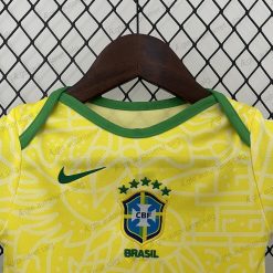 Billige Brasilien Hjemmebane Baby fodboldsæt 24/25