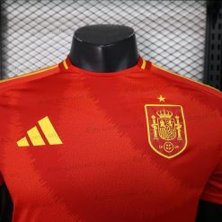 Billige Spanien Hjemmebane Player Version fodboldtrøje 24/25 – UEFA Euro 2024