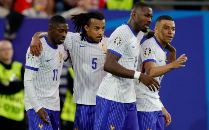Frankrig slog Belgien 1-0 for at gå videre til kvartfinalen i EM 2024